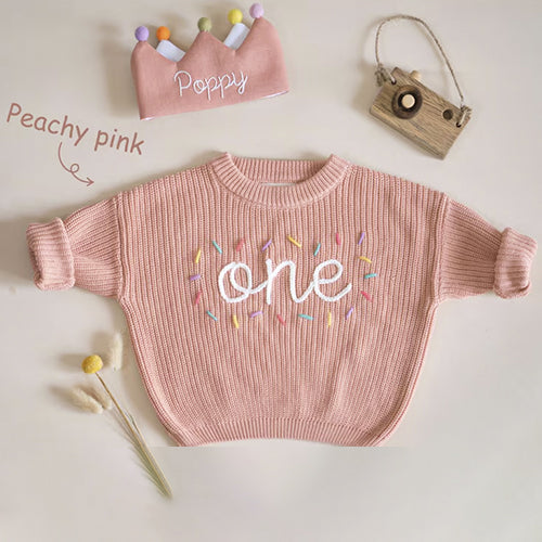 BABY & KNIT - Personalized First Birthday Sweater