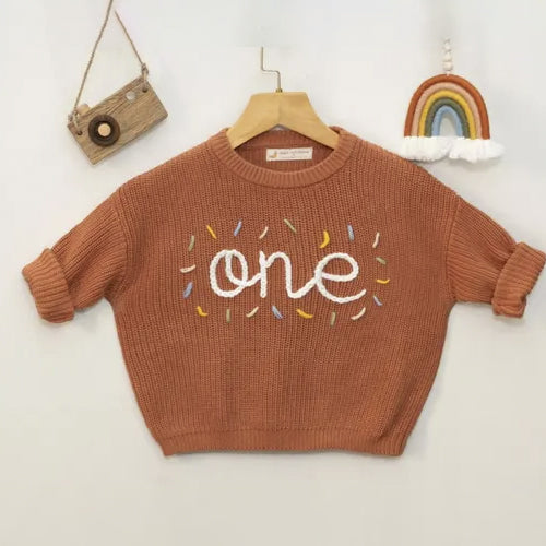 BABY & KNIT - Personalized First Birthday Sweater